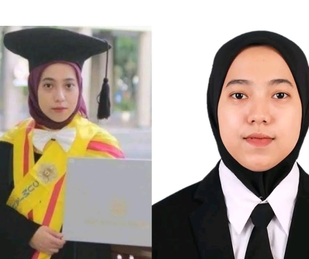Poto Dewi Agustiningsih lulusan tercepat dan termuda program study FMIPA UGM 