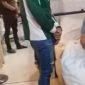 Keterangan Poto: Penangkapan HW oleh Unit Resmob Satreskrim Polres Metro Bekasi di salah satu Hotel Cikarang