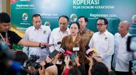 Keterangan Poto: Rapimnas DEKOPIN 2025 yang dihadiri oleh para tokoh parlemen dan pejabat tinggi negara di jakarta.