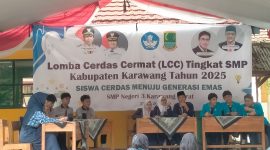 Doc istimewa : Kegiatan Lomba Cerdas Cermat tingkat SMP seKabupaten Karawang