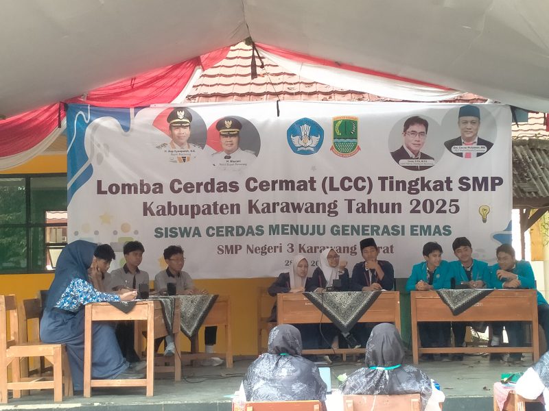 Doc istimewa : Kegiatan Lomba Cerdas Cermat tingkat SMP seKabupaten Karawang