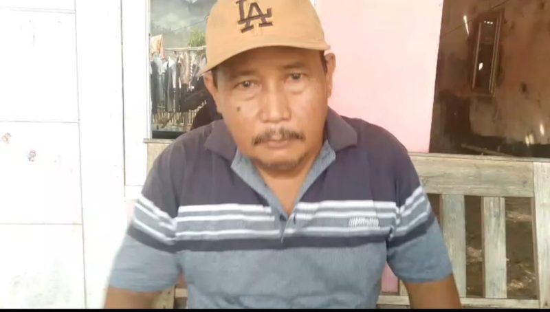 Poto Sarmo saat diwawancarai 
