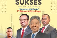 Keterangan Poto :  Ketua Umum Gerakan Taruna Indonesia(sebelah kiri) dengan Direksi dan Komisaris Pertamina(sebelah kanan)