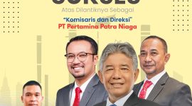 Keterangan Poto :  Ketua Umum Gerakan Taruna Indonesia(sebelah kiri) dengan Direksi dan Komisaris Pertamina(sebelah kanan)