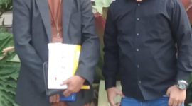 Advokat Tamrin, SH., MH, bersama suami korban penyekapan 