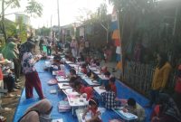 Keterangan Poto: Warga Grand Kedung Waringin Gelar Lomba Mewarnai Sambut HUT RI ke-80