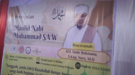 Doc istimewa: warga perumahan Grand Kedung Waringin melaksanakan peringatan Maulid Nabi Muhammad SAW