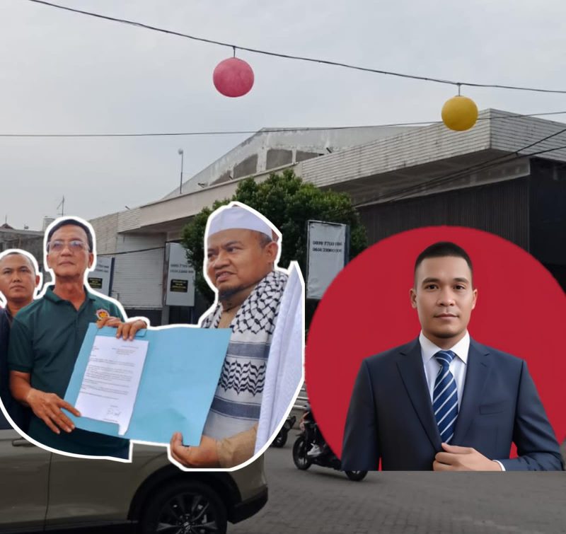 Keterangan poto: bangunan bekas Karawang Theater disulap menjadi THM milik Holywings menuai pro dan kontra