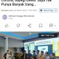 Foto diambil dari screenshot Berita online Kompas.com saat H. Dewasena menyumbangkan uang sebesar Rp 1 Milyar sebagai kepedulian terhadap kemanusiaan pada masa covid tahun 2020