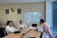 Keterangan Poto: Pengurus Asosiasi Media Konvergensi Indonesia (AMKI) Jawa Barat melakukan kunjungan silaturahmi ke kantor Dinas Bina Marga dan Penataan Ruang (DBMPR) Provinsi Jawa Barat