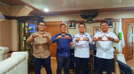Keterangan Poto: Pengurus Asosiasi Media Konvergensi Indonesia (AMKI) Jawa Barat, silaturahmi ke Wakil Bupati Subang, Agus Masykur
