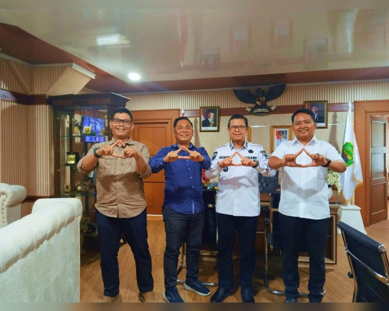 Keterangan Poto: Pengurus Asosiasi Media Konvergensi Indonesia (AMKI) Jawa Barat, silaturahmi ke Wakil Bupati Subang, Agus Masykur