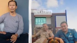 Keterangan Poto: watariyadi(sebelah kiri) dan Torich kepala bidang pelayanan pencatatan sipil Disdukcapil Karawang(sebelah kanan) saat diwawancarai
