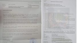 Surat pemberitahuan Unras dan penolakan Unras 