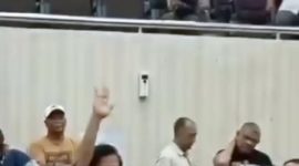 Poto saat Sekretaris Umum Forum Karawang Utara Bergerak (FKUB), Nana Satria Permana dalam Rdp