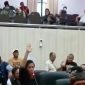Poto saat Sekretaris Umum Forum Karawang Utara Bergerak (FKUB), Nana Satria Permana dalam Rdp