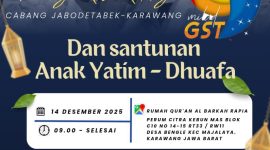 Karawang Jadi Tuan Rumah Kegiatan Sosial Milad ke-9 Komunitas Gerak Sedekah Tegal Se-Jabotabekar