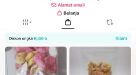 Keterangan Poto: toko online shop Kersa di platform media sosial