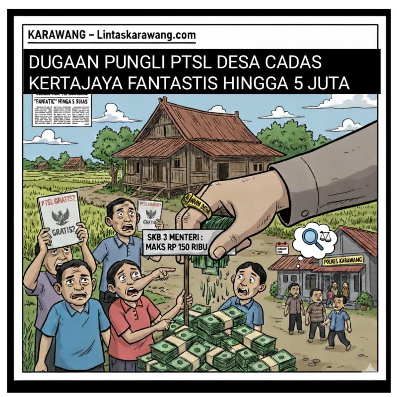 Ilustrasi Poto: Dugaan Pungli Pendaftaran Tanah Sistematis Lengkap (PTSL)