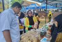 Keterangan Poto: Hj Sri Rahayu Agustina, SH anggota DPRD Provinsi Jawa Barat saat menyapa warganya