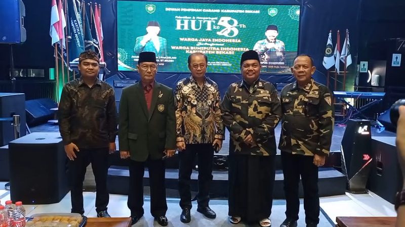 Keterangan Poto: perayaan HUT ke 58 WBI dan pelantikan pengurus DPC Kabupaten Bekasi