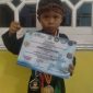Keterangan Poto: Syarif Malik Alfatih murid padepokan pencaksilat Ranjisari sabet kejuaraan ditingkat Provinsi Jawa Barat