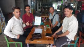 Keterangan Poto: Umar/Ule Direktur PT Padjajaran Putrasamudra Jaya (PPJ), (baju merah)