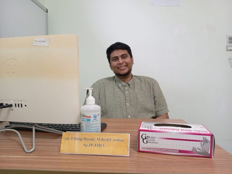 Dokter Spesialis Jantung dan Pembuluh Darah, dr. T. Rifqi Hasmi, M.Ked (Cardio), Sp.JP., FIHA