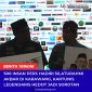Keterangan Poto: Momen penyerahan cenderamata karikatur (doc istimewa)
