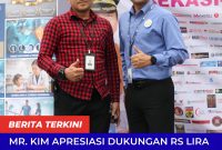 Keterangan Poto: Humas dan Tim Medis Rumah Sakit Lira Medika dan Rumah Sakit Mandaya Melakukan Cek Kesehatan Wartawan (doc istimewa)