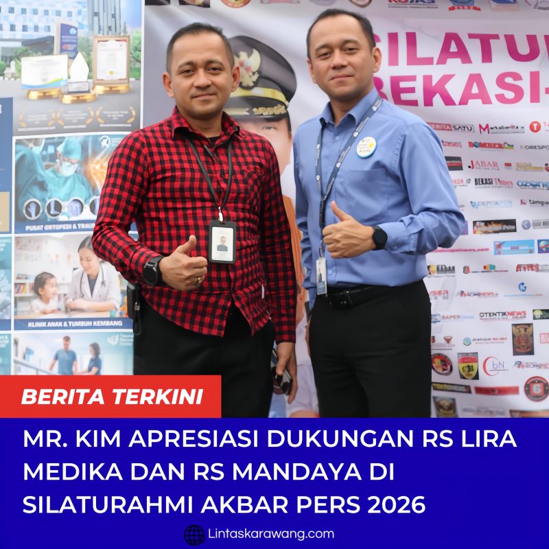 Keterangan Poto: Humas dan Tim Medis Rumah Sakit Lira Medika dan Rumah Sakit Mandaya Melakukan Cek Kesehatan Wartawan (doc istimewa)