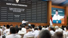 Keterangan Poto: Prabowo Subianto mengumpulkan seluruh anggota Kabinet Merah Putih di Istana Merdeka Jakarta (source Setkab RI)
