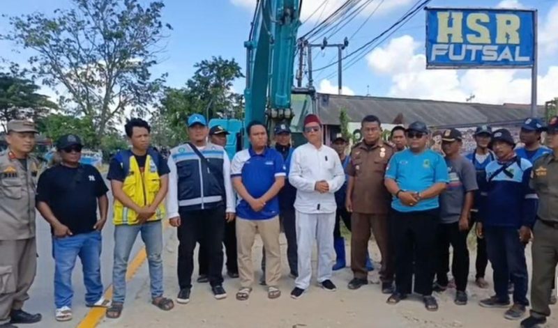 Keterangan Poto: Kegiatan sosialisasi melibatkan Muspika, Muspides, hingga Satuan Polisi Pamong Praja (Satpol PP)