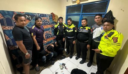 Jajaran Satuan Lalu Lintas (Satlantas) Polres Karawang berhasil mengamankan pengendara yang bawa narkotika jenis sabu saat penertiban kendaraan