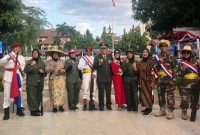 Keterangan Poto: HUT 27 Kota Depok Dewan Pimpinan Cabang Padjajaran Siliwangi Nusantara (DPC PSN) Kota Depok menampilkan drama kolosal bertajuk “Pahlawan Tole Iskandar” di halaman Kantor Wali Kota Depok,