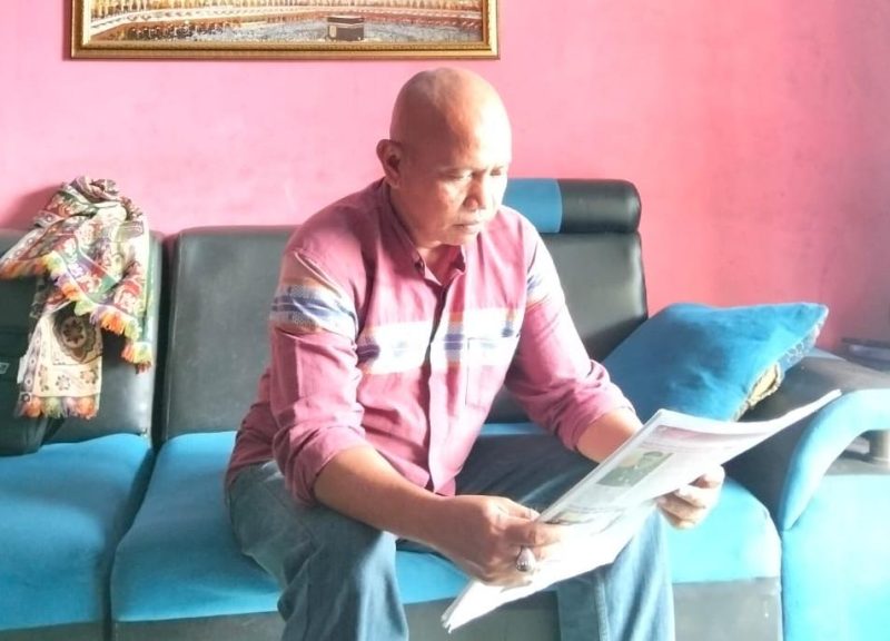 Keterangan Poto: Gunawan salah satu calon kandidat Pilkades 2026 Desa Cengkong