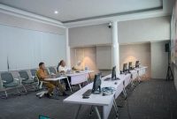 Keterangan Poto: Webinar penurunan stunting melalui penguatan intervensi 3B (ibu hamil, ibu menyusui, dan balita) di gedung Singaperbangsa Pemda Karawang