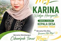 Poto: Karina Widya, Bakal Calon Kepala Desa Cikampek Timur di Pilkades 2026