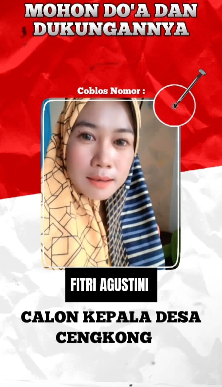 Poto: Fitri Agustini Bacalon Pilkades Cengkong 2026