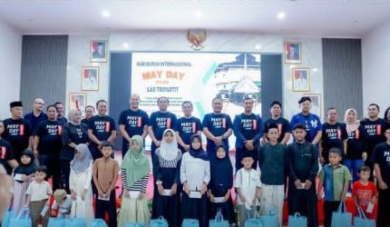 Keterangan Foto: Forkopimda dan Buruh Kompak di May Day 2026