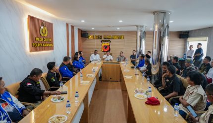 Keterangan Foto: AKBP Fiki N. Ardiansyah Kapolres Karawang buat gebrakan Sabuk Kamtibmas jaga keamanan Karawang