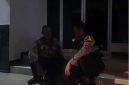 Keterangan Foto: Jajaran Polsek Telagasari gencarkan kegiatan pembinaan sistem keamanan lingkungan (siskamling) kepada warga Desa Pulosari