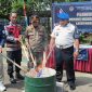 Keterangan Foto: Kurnia Panji Pamekas Kepala Lapas Kelas IIA Warungkiara menggelar kegiatan Ikrar Pemasyarakatan Bersih dari Halinar