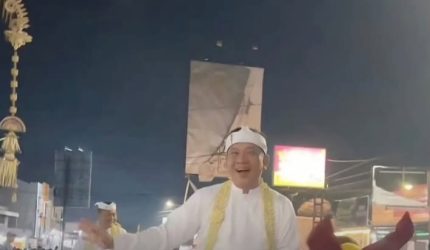 Keterangan Foto: acara pelaksanaan Kirab Budaya Mahkota Binokasih