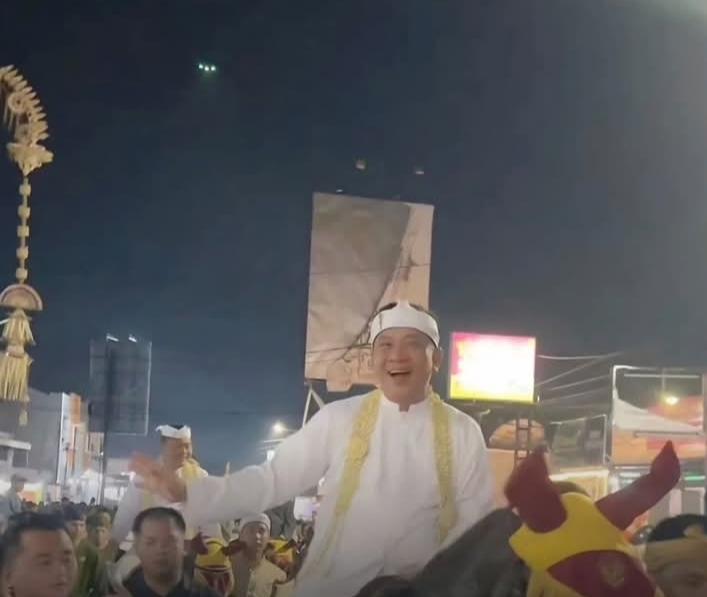 Keterangan Foto: acara pelaksanaan Kirab Budaya Mahkota Binokasih