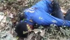 Keterangan Foto: penemuan mayat tanpa identitas di bantaran sungai Citarum daerah batujaya karawang