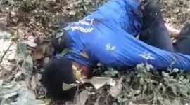 Keterangan Foto: penemuan mayat tanpa identitas di bantaran sungai Citarum daerah batujaya karawang