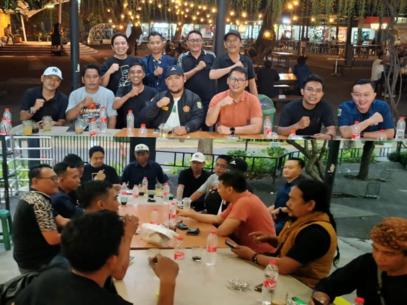 Keterangan Foto: Dhani Sudirman Ketua umum Karang Taruna Kabupaten Karawang menggelar konsolidasi