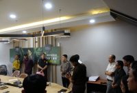 Keterangan Foto: Kejari Karawang melakukan siaran pers dugaan korupsi KPR BTN di Kartika Residence dan Citra Swarna Grande