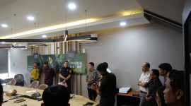 Keterangan Foto: Kejari Karawang melakukan siaran pers dugaan korupsi KPR BTN di Kartika Residence dan Citra Swarna Grande
